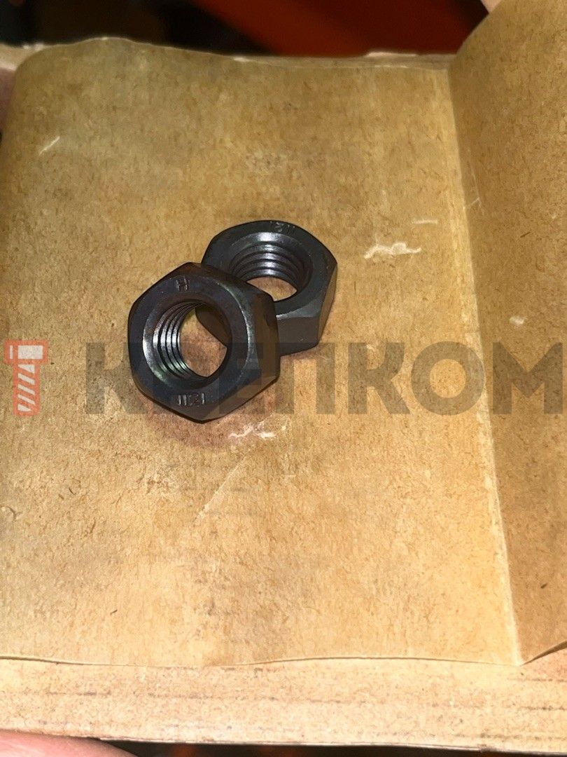 Гайка М10 DIN 934 (ISO 4032) Reyher, класс прочности 12, оксидированная - фото